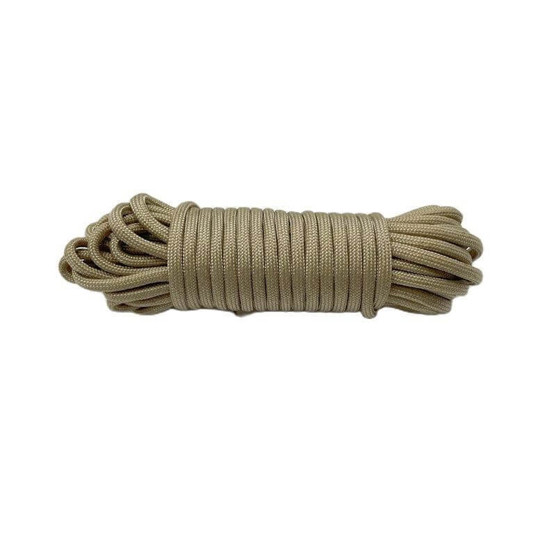 Braided polyester fastening rope