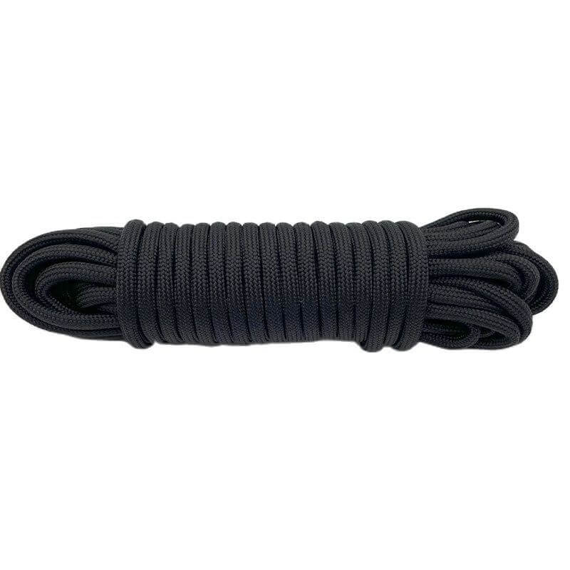 Braided polyester fastening rope