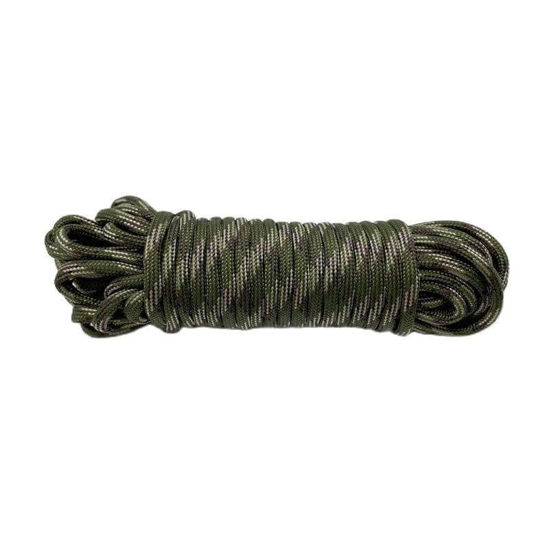 Braided polyester fastening rope