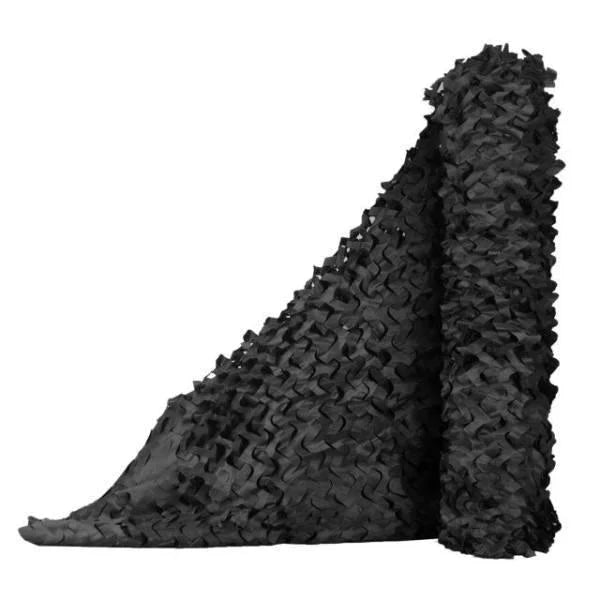 Black camouflage net